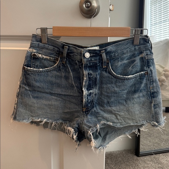 Agolde Blue Denim Jeans - Picture 1 of 3